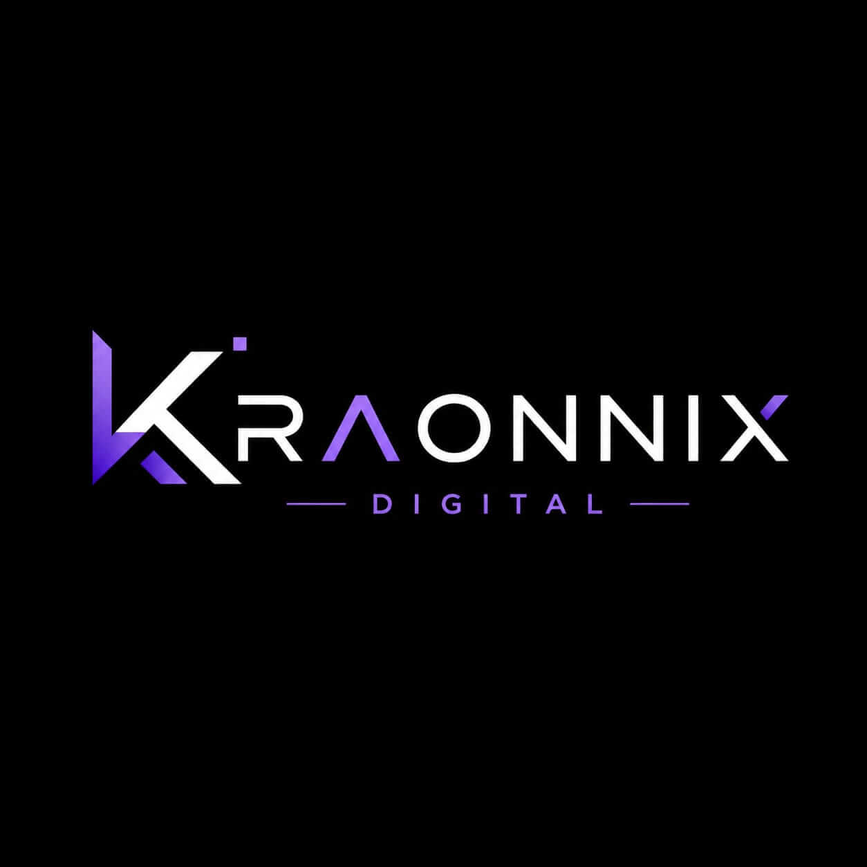 Logotipo KRAONNIX DIGITAL, con el que colaboramos en un proyecto, de reparación y mantenimiento de algunas redes eléctricas